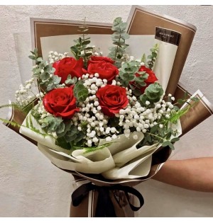 5 gül buketi